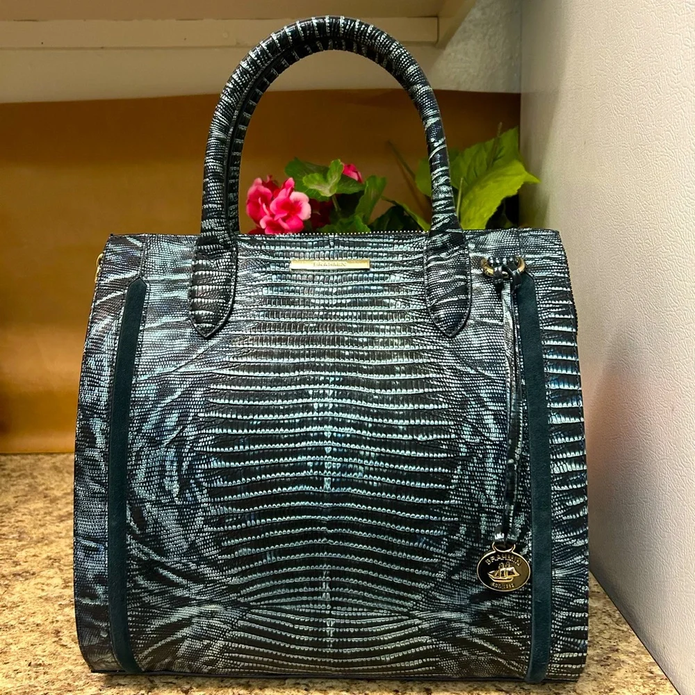 Brahmin Slate Willow Caroline